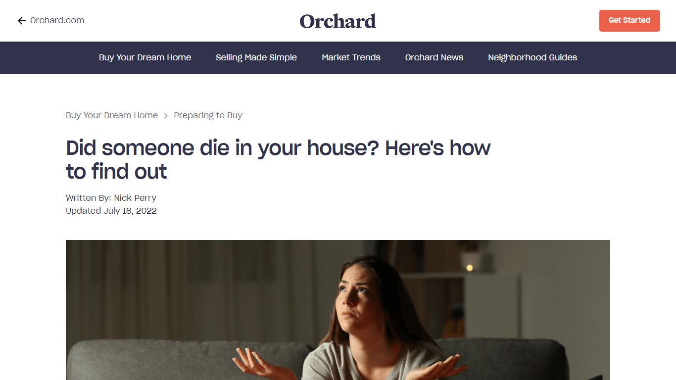 Did someone die in your house? Here's how to find out - Orchard